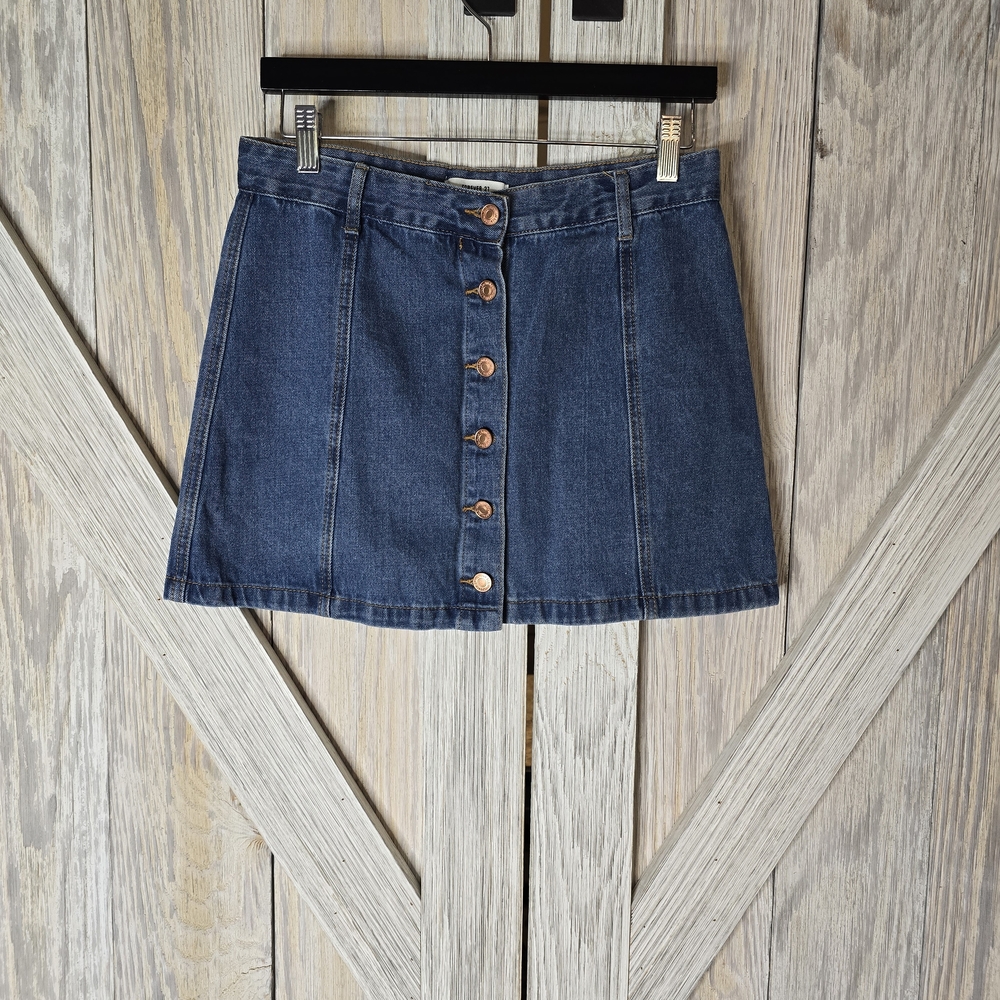 Forever 21 Blue Denim Mini Skirt